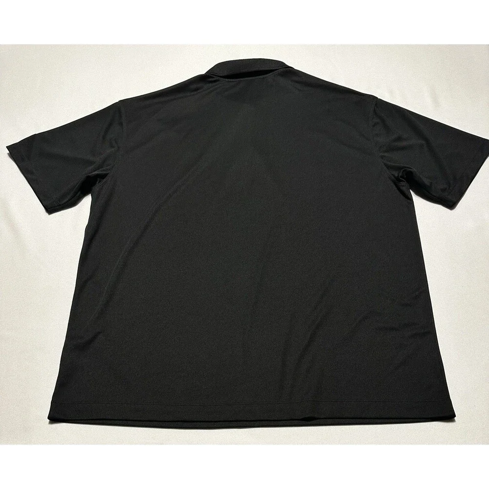 Evan Williams 1783 Small Batch Nike Dri-Fit Golf Polo Shirt Black Men's Size XL